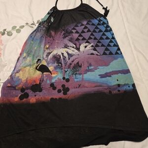 OP Multicolor Tropical Print Swim Coverup